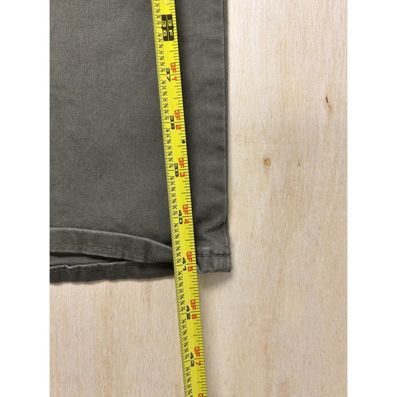 Wrangler Pants Mens 32x32 Green Chino Straight Leg Regular Fit Workwear - Picture 6 of 11